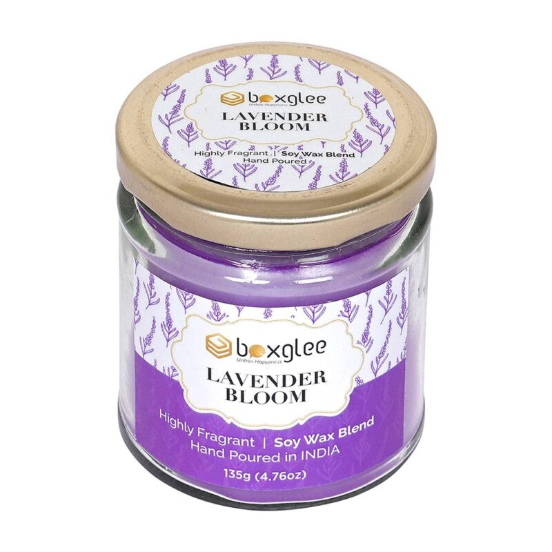 Boxglee Lavender Bloom Scented Big Jar Candles