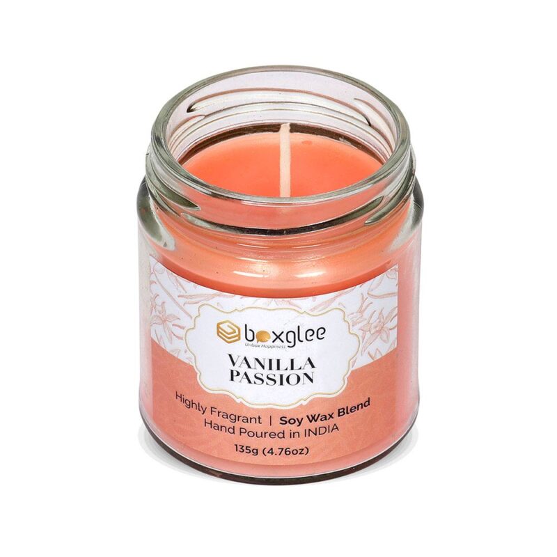 Boxglee Vanillla Pasion Scented Big Jar Candles